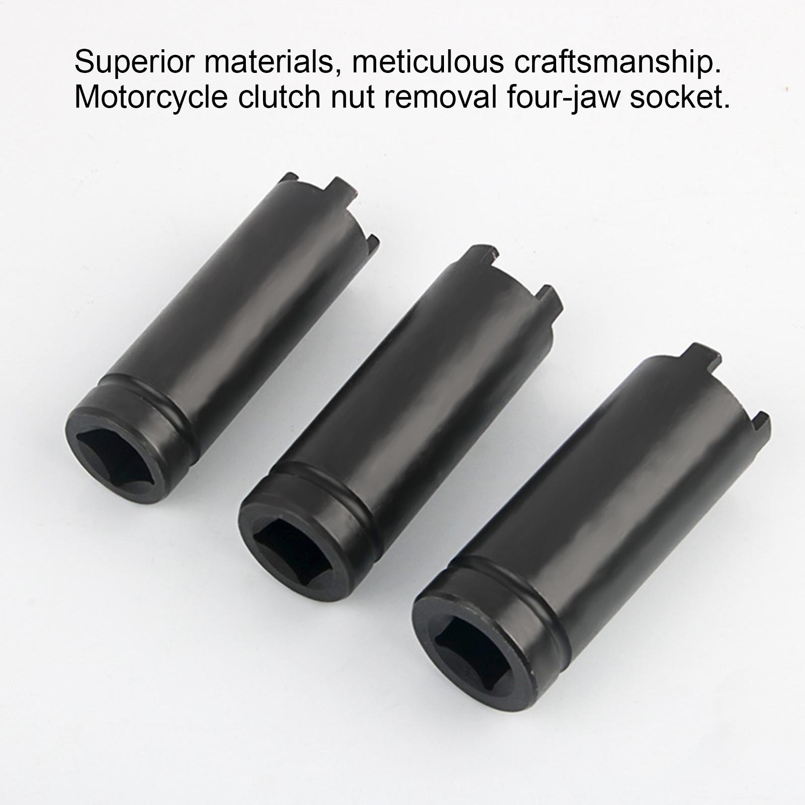 Tools For Motorcycle Workshop - クラッチロックナットスパナ 四つ爪ソケット フライホイール修理・取り外しツール オートバイクラッチツール 家庭用ガレージ・ワークショップ用
