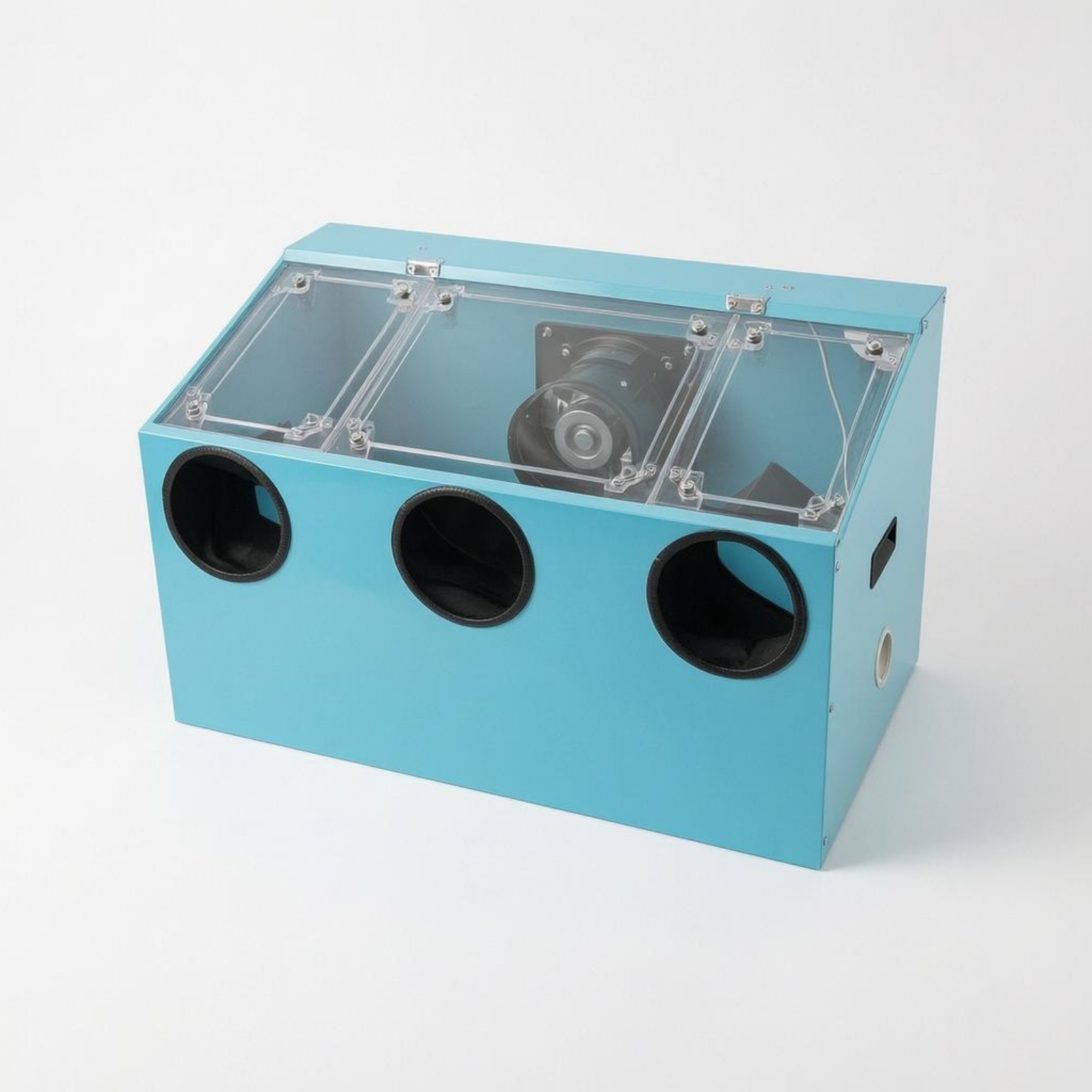 Tools Box For Workshop - 完全密閉型ダストボックス透明アクリル研磨機エンクロージャーボックス研磨ダストキャビネットサイドハンドホールドワークショップツール