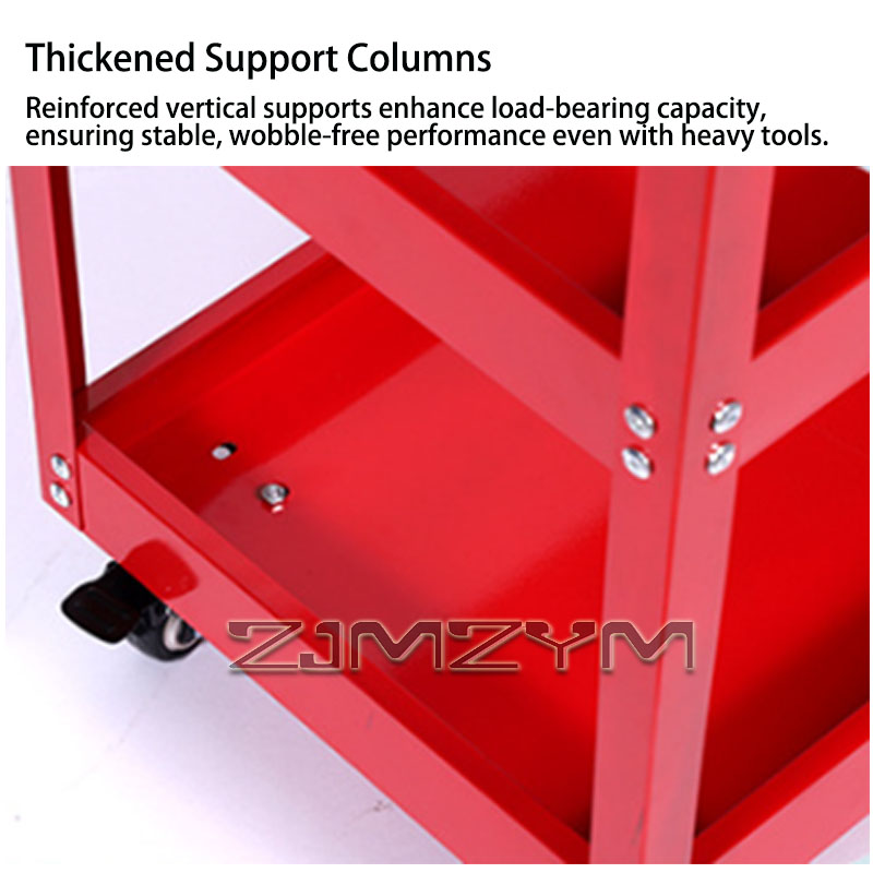 3段式ローリングツールカート、頑丈なスチール製ユーティリティ - Tools Trolley For Workshop のレビューと価格