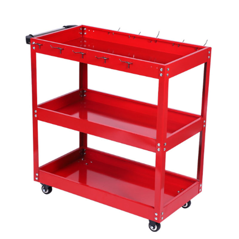 3段式ローリングツールカート、頑丈なスチール製ユーティリティ - Tools Trolley For Workshop のレビューと価格
