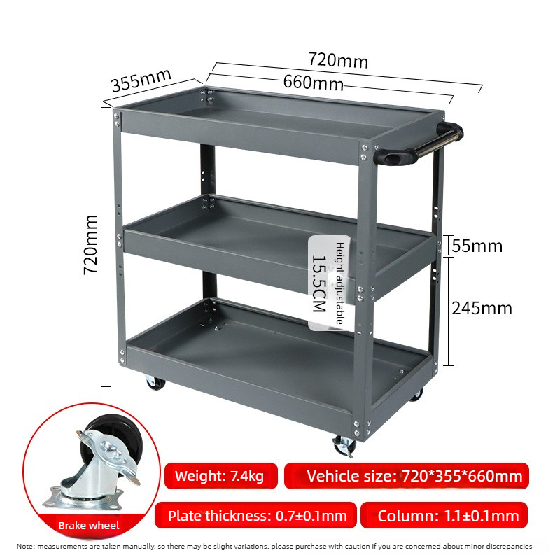 機械工場用ツールカート、ホイール付きツールトロリー、ツールボ - Tools Trolley For Workshop のレビューと価格