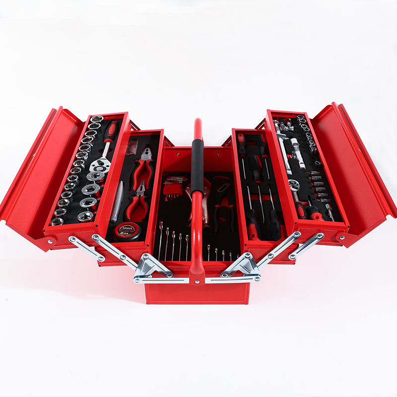 18インチ ポータブル ダブルハンドルツールボックス 5段ト - Tools Box For Workshop のレビューと価格