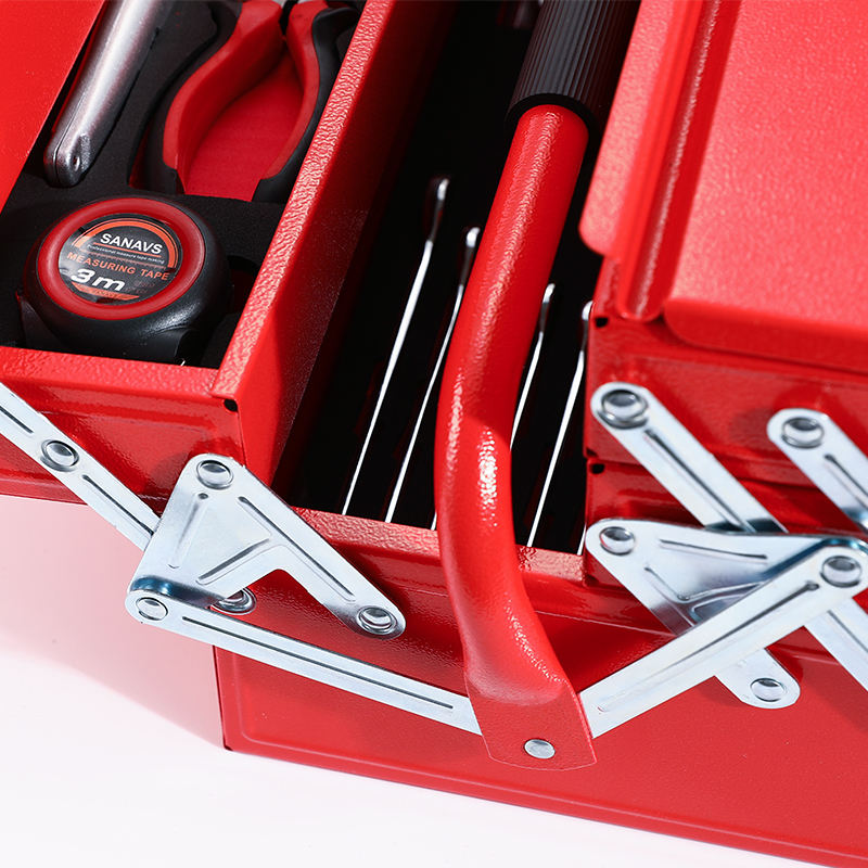 18インチ ポータブル ダブルハンドルツールボックス 5段ト - Tools Box For Workshop のレビューと価格