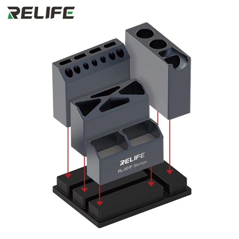 RELIFE RL-001F 収納ボックス ピンセット ドラ - Screw Organizer Kit のレビューと価格