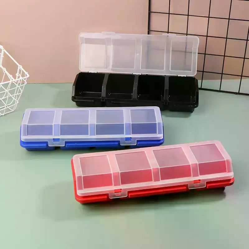 ネジオーガナイザーボックス プラスチック製 4つのコンパート - Tools Box For Workshop のレビューと価格