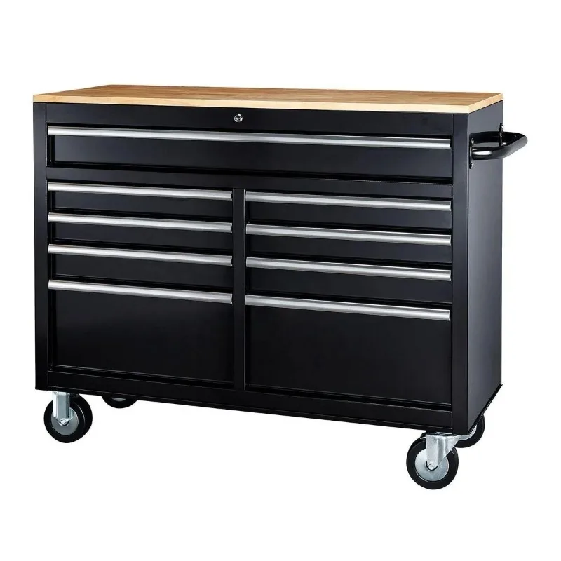 頑丈な46インチ9段引き出し付き作業台、自動工具トロリーキャ - Tools Trolley For Workshop のレビューと価格