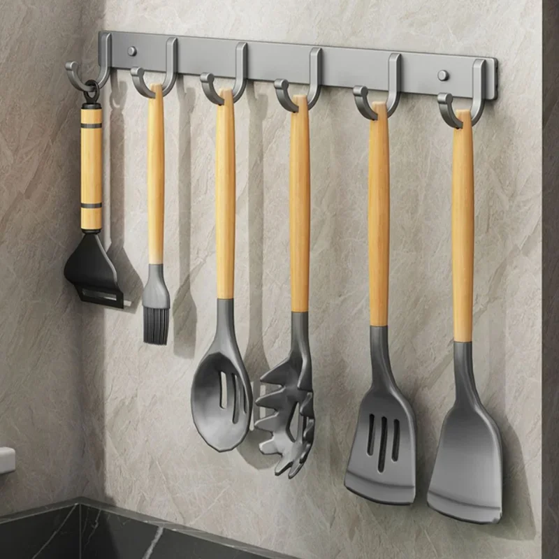 アルミニウム製ウォールフックラック – ドリル不要の接着剤/ - Screw Organizer Kit のレビューと価格