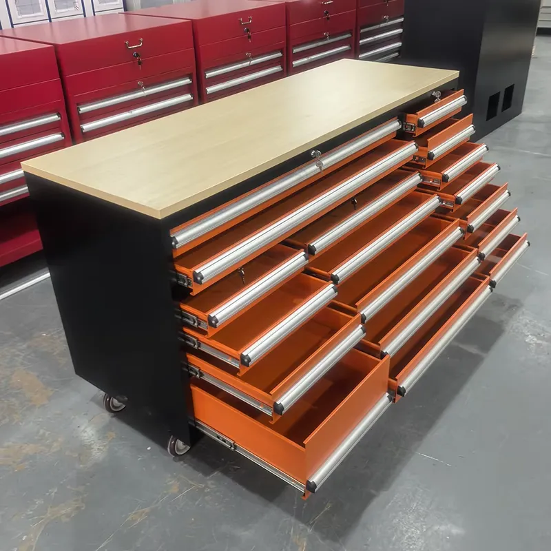 カスタマイズ可能な引き出し式ツールキャビネット、ロック可能な - Tools Trolley For Workshop のレビューと価格