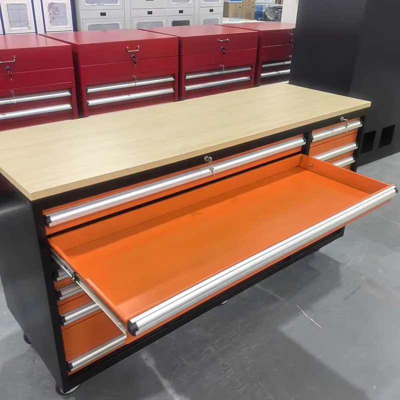 カスタマイズ可能な引き出し式ツールキャビネット、ロック可能な - Tools Trolley For Workshop のレビューと価格