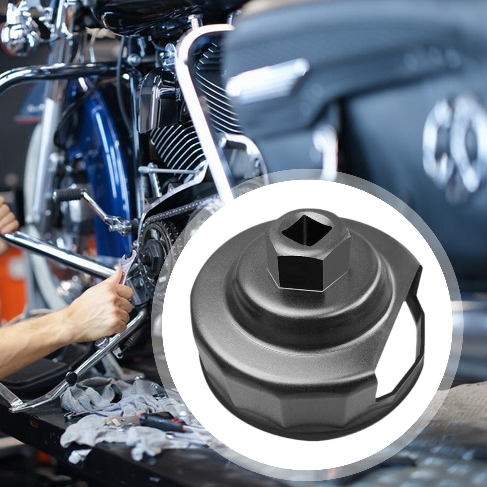 クイックリリースオイルフィルターレンチノンスリップ合金鋼76 - Tools For Motorcycle Workshop のレビューと価格