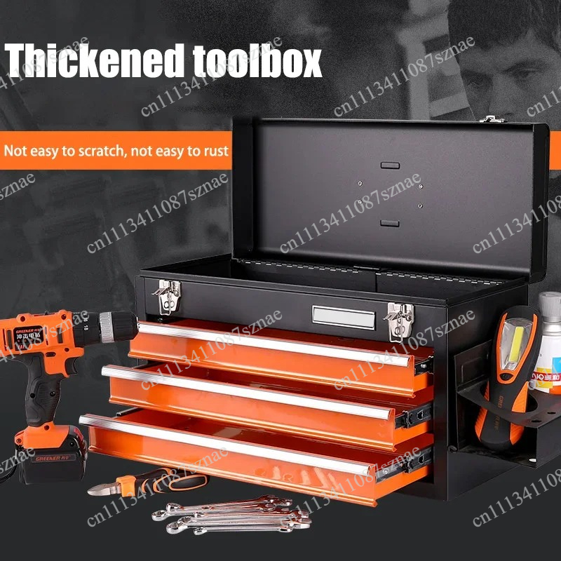 ポータブル4段ツール収納ボックス、車修理部品用、整理整頓用引 - Tools Box For Workshop のレビューと価格