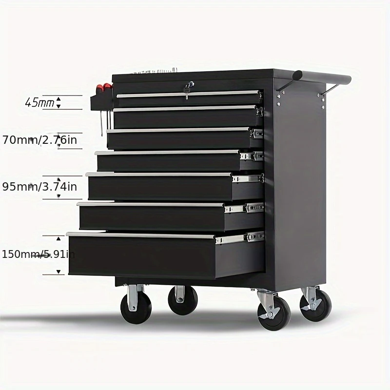 1台の頑丈な7段引き出し金属製ツールトロリー、防水自動車修理 - Tools Trolley For Workshop のレビューと価格