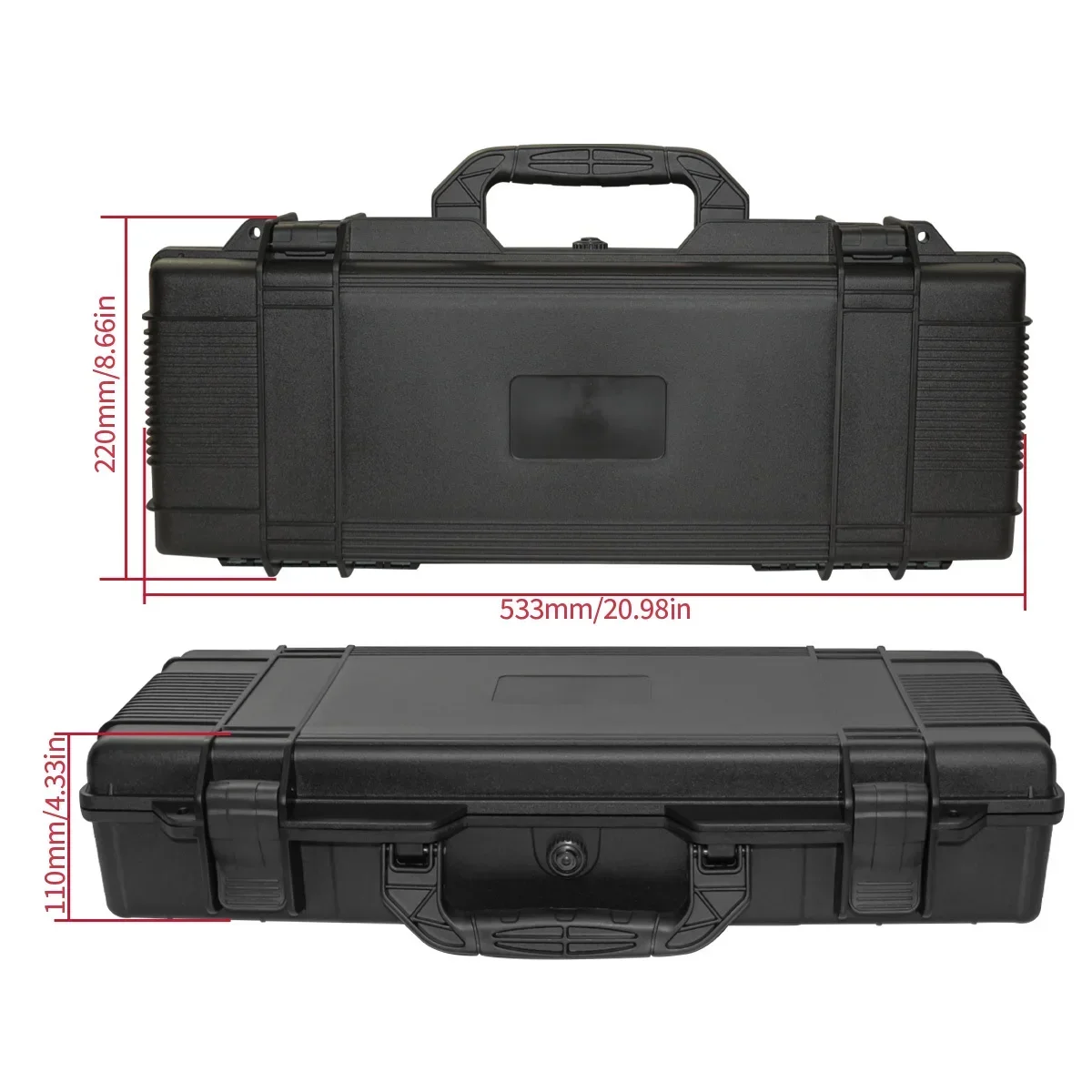 1個入りハードシェルポータブル収納ボックス、フォームインサー - Tools Box For Workshop のレビューと価格